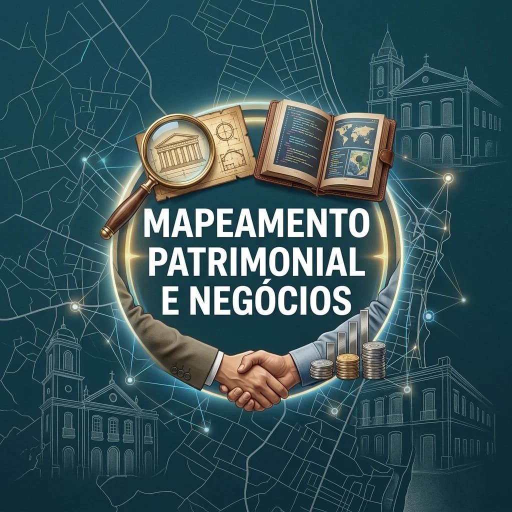 Capa do itinerário Mapeamento Patrimonial e Negócios