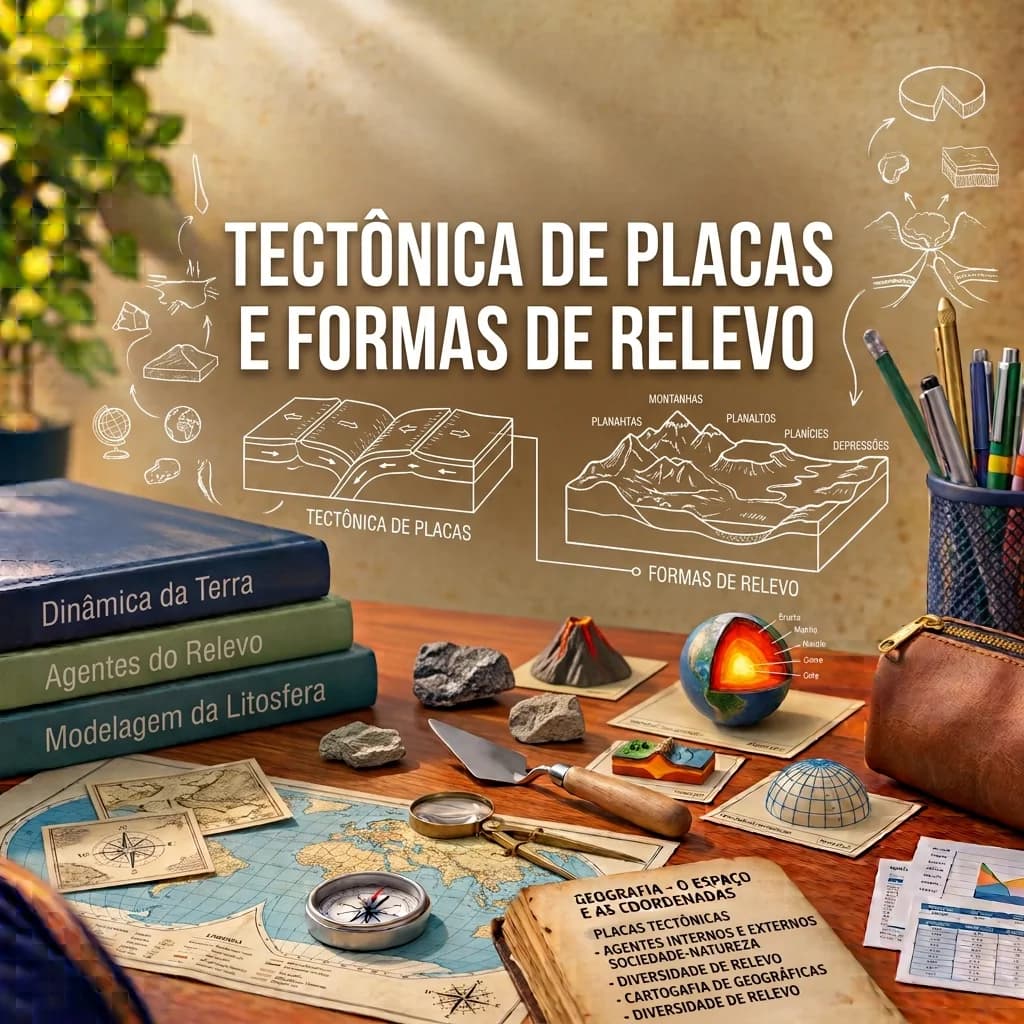 Capa do itinerário Recomposição da Aprendizagem em Geografia — 2º Bimestre (6º Ano)